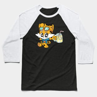 Little Tiger Dude - Summertime Fun Baseball T-Shirt